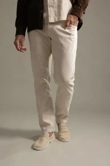ELEVENTY 5 Pocket Pant - Sand | Thumbnail 3