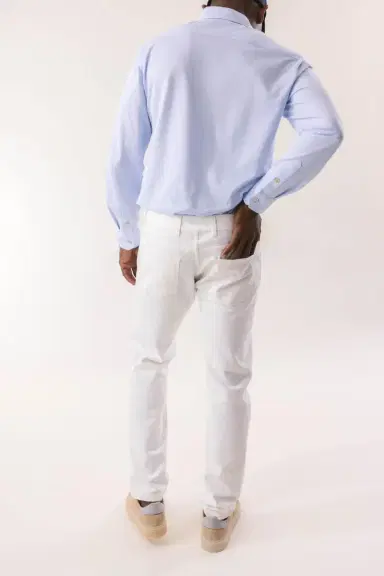 ELEVENTY 5 Pocket Pant - White | Thumbnail 4
