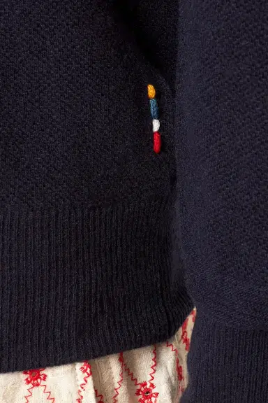 Orlebar Brown BRUNO PULLOVER - NIGHT IRIS | Thumbnail 3 Orlebar Brown BRUNO PULLOVER - NIGHT IRIS | Thumbnail 3