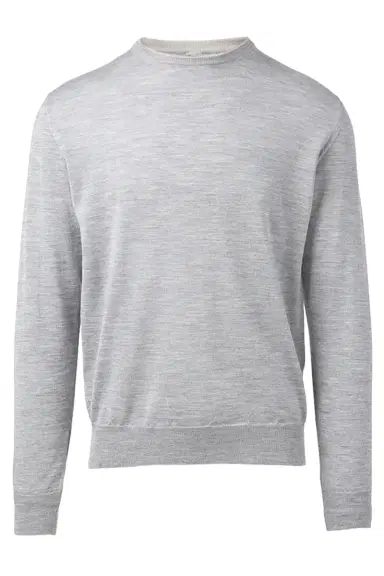 ELEVENTY Crewneck Sweater - Gray Sand | Thumbnail 1