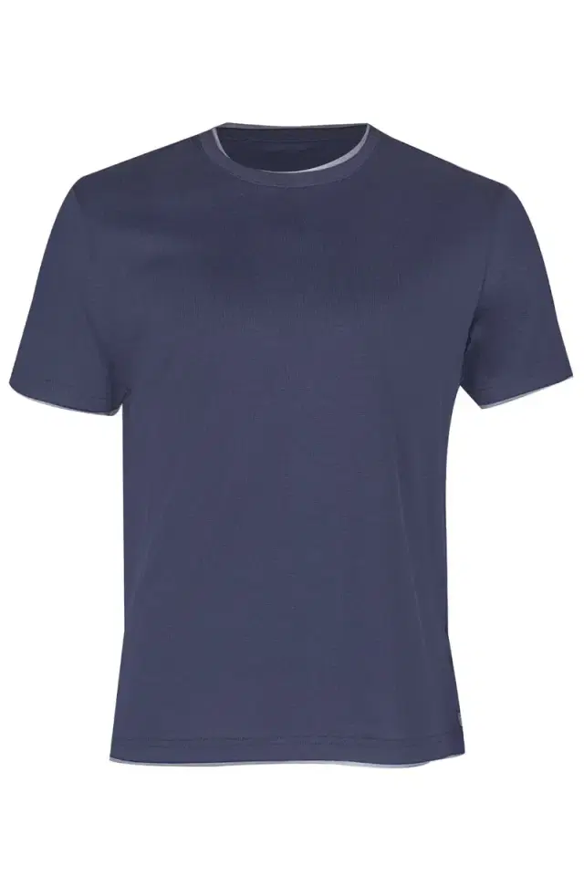 Crewneck Tee - Blue Light Gray Crewneck Tee - Blue Light Gray