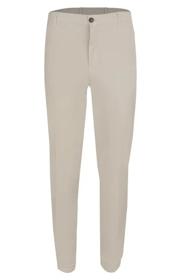 ELEVENTY Cuffed Trouser - Porcelain