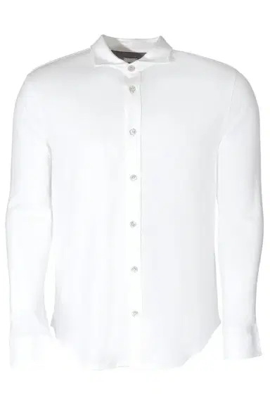 ELEVENTY Long Sleeve Shirt - Bianco | Thumbnail 1
