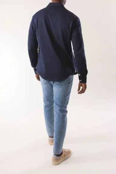 ELEVENTY Long Sleeve Shirt - Blue | Thumbnail 5