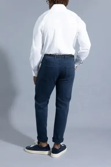 ELEVENTY Long Sleeve Stretch Shirt - White | Thumbnail 4