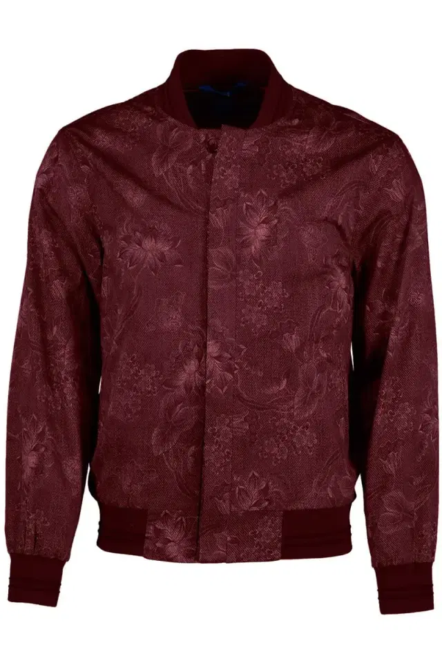 June79 Pierre Button Blazer - Burgundy