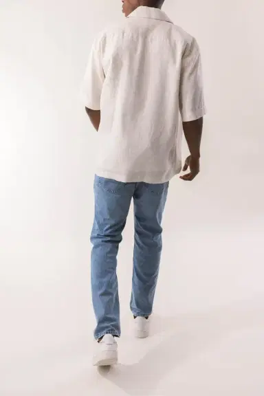 ELEVENTY Short Sleeve Shirt - Sand | Thumbnail 4