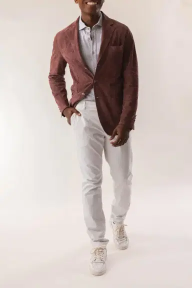 ELEVENTY Single Breasted Blazer - Grape | Thumbnail 4 ELEVENTY Single Breasted Blazer - Grape | Thumbnail 4
