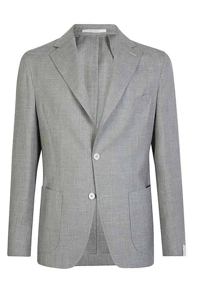 ELEVENTY Single Breasted Blazer - Military Green