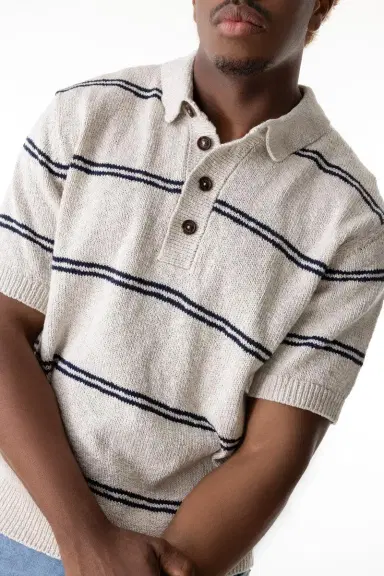 ELEVENTY Striped Polo | Thumbnail 3