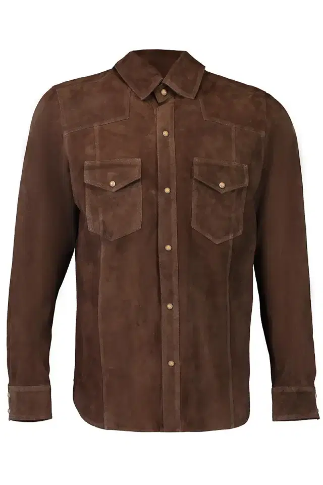 ELEVENTY Texas Shirt - Brown