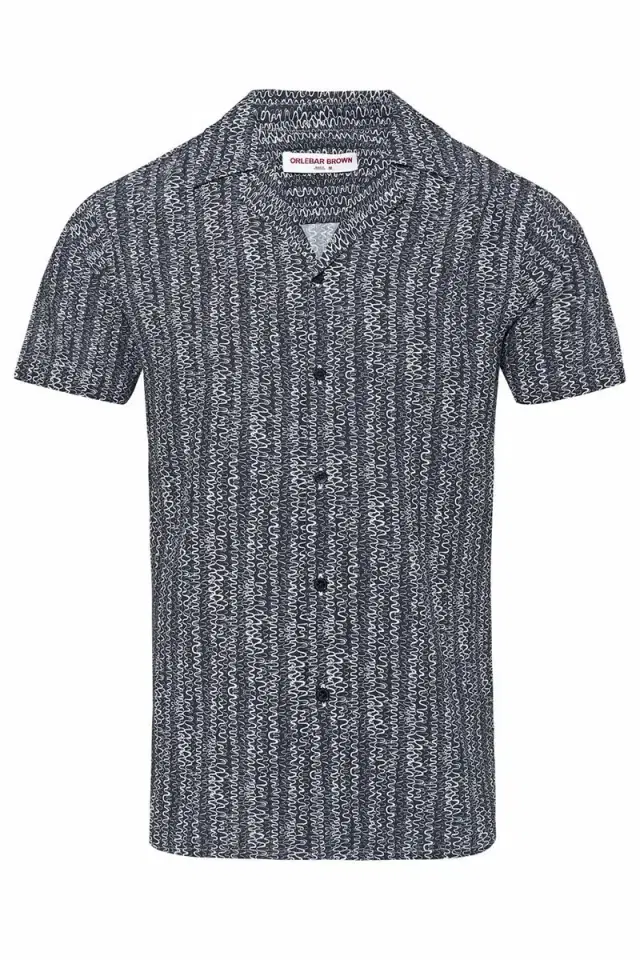 Orlebar Brown Travis Shirt - Midnight Navy