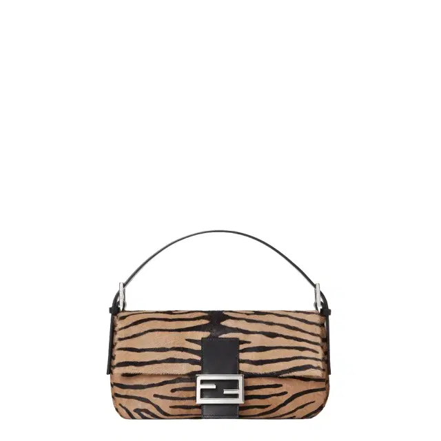 Fendi Baguette 26424 Tiger-print cavallino leather Re Edition bag