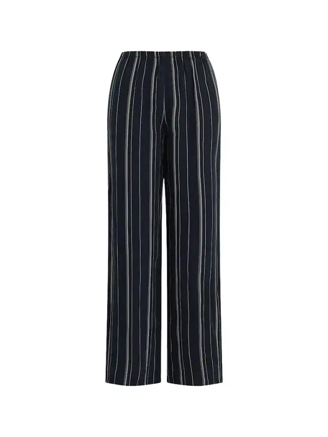 Women's The Everything Striped Pants - Midnight Grey - Size XS