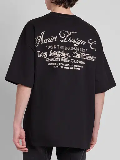 AMIRI Men's Dreamers Logo Cotton T-Shirt | Thumbnail 3 AMIRI Men's Dreamers Logo Cotton T-Shirt | Thumbnail 3