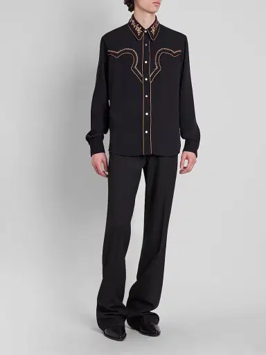 AMIRI Men's MA Fit Straight-Leg Jeans - Vintage Black | Thumbnail 2