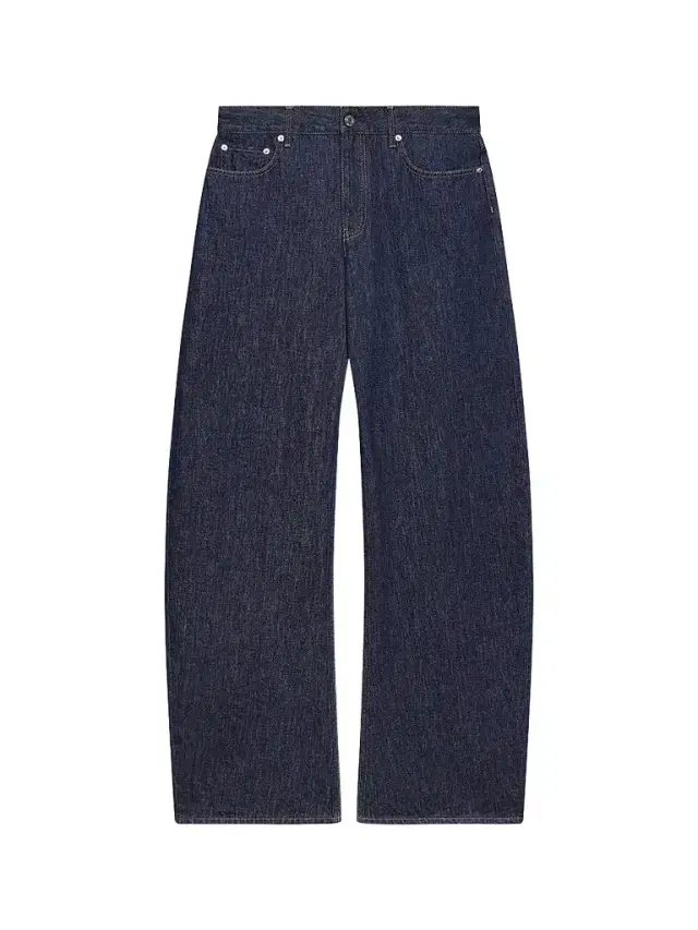 Helmut Lang Women's Saddle Cotton Barrel-Leg Jeans - Rinsed Indigo