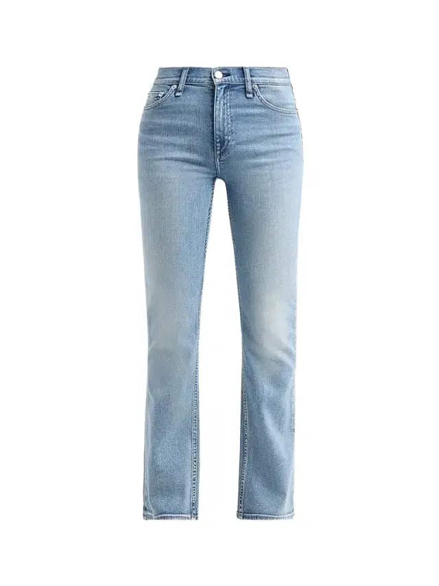 rag & bone Women's Stretch Featherweight Peyton Mid-Rise Flare Bootcut Jeans - Kenny