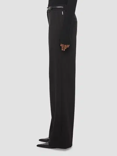 Helmut Lang Women's Belted Wool Gabardine Trousers | Thumbnail 6 Helmut Lang Women's Belted Wool Gabardine Trousers | Thumbnail 6