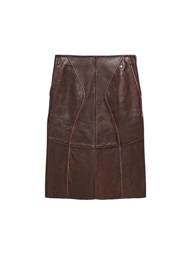 Helmut Lang Women's Leather Saddle Skirt - Saddle