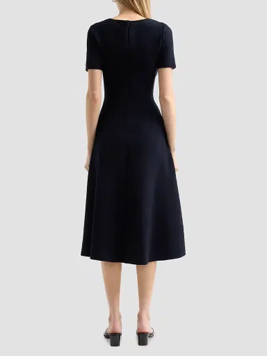 Oscar de la Renta Women's Floral Jacquard Knit Midi Dress | Thumbnail 3