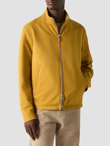 Zegna Men's Microfiber Motorin 100CC Blouson Jacket | Thumbnail 3 Zegna Men's Microfiber Motorin 100CC Blouson Jacket | Thumbnail 3