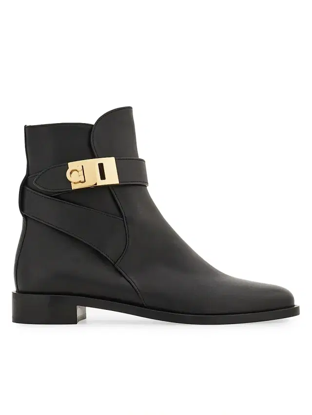 Women's Zanira Leather Ankle Boots - Nero - Size 11 Women's Zanira Leather Ankle Boots - Nero - Size 11