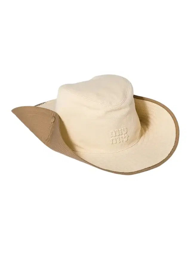 Miu Miu Women's Drill Cowboy Hat - Beige Khaki
