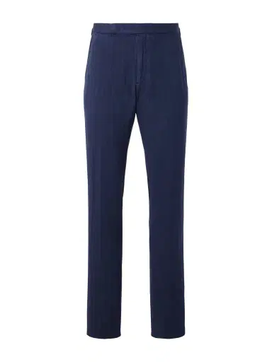 Ralph Lauren Purple Label Gregory Straight-Leg Herringbone Cotton and Linen-Blend Trousers - Men | Thumbnail 1