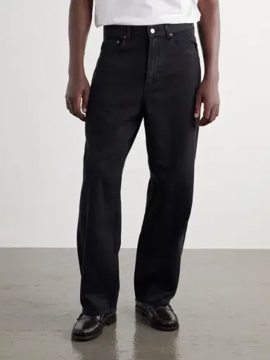 A.PRESSE Straight-Leg Cotton and Silk-Blend Piqué Trousers - Men | Thumbnail 3