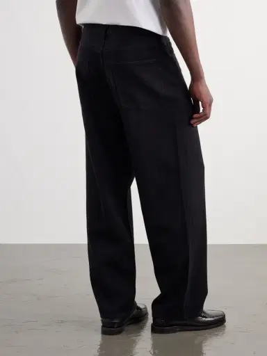 A.PRESSE Straight-Leg Cotton and Silk-Blend Piqué Trousers - Men | Thumbnail 4