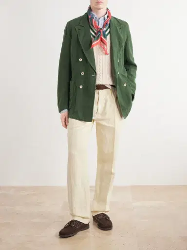 Drake's Games Linen Straight-Leg Trousers - Men | Thumbnail 2 Drake's Games Linen Straight-Leg Trousers - Men | Thumbnail 2