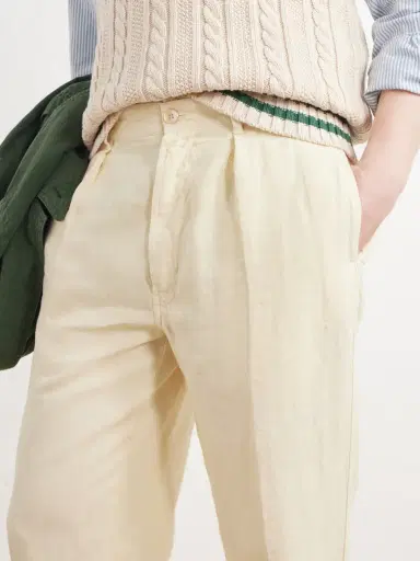 Drake's Games Linen Straight-Leg Trousers - Men | Thumbnail 6 Drake's Games Linen Straight-Leg Trousers - Men | Thumbnail 6