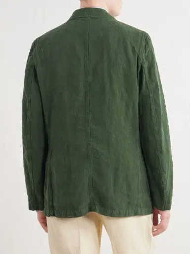 Drake's Games Double-Breasted Linen Blazer - Men | Thumbnail 4 Drake's Games Double-Breasted Linen Blazer - Men | Thumbnail 4