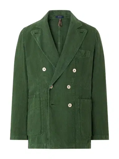 Drake's Games Double-Breasted Linen Blazer - Men | Thumbnail 1 Drake's Games Double-Breasted Linen Blazer - Men | Thumbnail 1