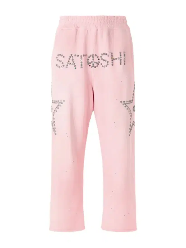 Wide-Leg Studded Cotton-Jersey Sweatpants - Men
