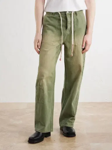Nahmias Gardener Utility Wide-Leg Drawstring Jeans - Men | Thumbnail 3