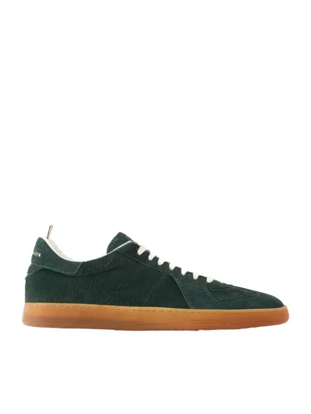 Officine Creative Militia 002 Suede-Trimmed Calf Hair Snakers - Men