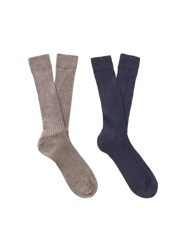 MR P. Two-Pack Cashmere and Silk-Blend Socks - Men