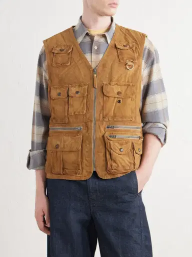 Polo Ralph Lauren Suede Utility Vest - Men | Thumbnail 3