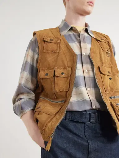 Polo Ralph Lauren Suede Utility Vest - Men | Thumbnail 5