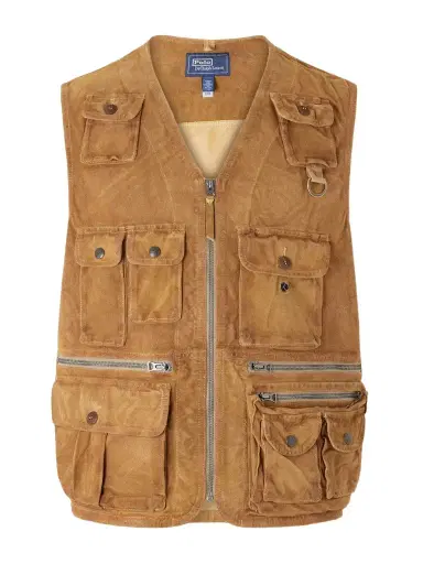 Polo Ralph Lauren Suede Utility Vest - Men | Thumbnail 1