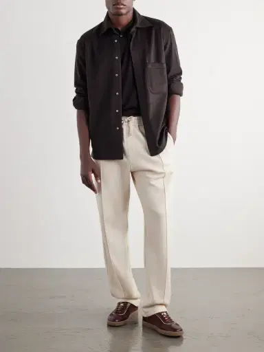 Ralph Lauren Purple Label Cotton and Cashmere-Blend Drawstring Sweatpants - Men | Thumbnail 2