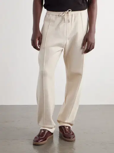 Ralph Lauren Purple Label Cotton and Cashmere-Blend Drawstring Sweatpants - Men | Thumbnail 3