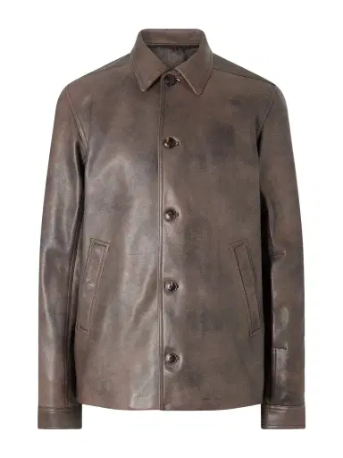 Rick Owens Brad Leather Jacket - Men | Thumbnail 1