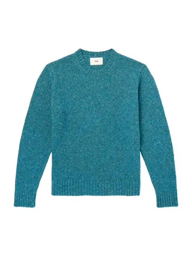 Folk Chain Mélange Wool-Blend Sweater - Men
