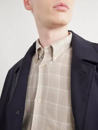 Boglioli Checked Cotton and Lyocell-Blend Shirt - Men | Thumbnail 5