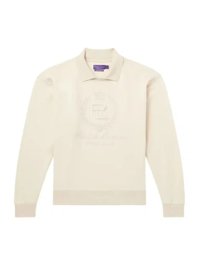 Ralph Lauren Purple Label Logo-Embroidered Cotton-Jersey Polo Sweatshirt - Men