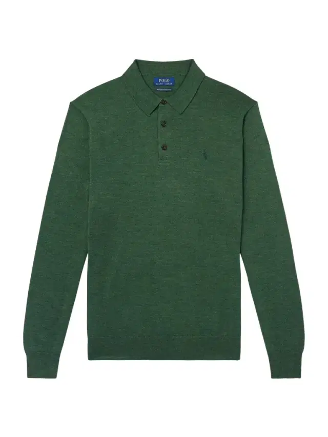 Polo Ralph Lauren Logo-Embroidered Wool Polo Sweater - Men