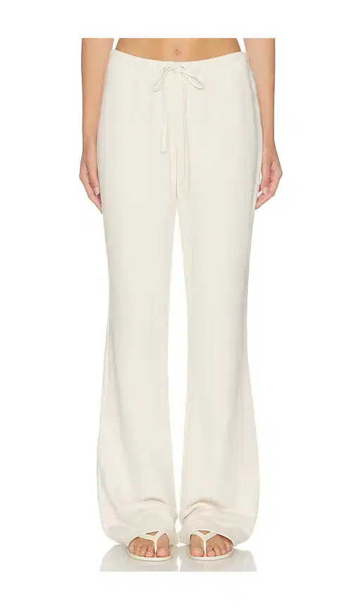 Drapey French Terry Straight Leg Pant Drapey French Terry Straight Leg Pant